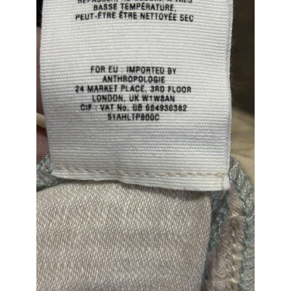 Pilcro and the Letterpress Anthropologie Linen Blend Wide Leg Pants Women's 2 - Picture 10 of 10